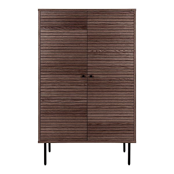 ebuy24 Kyoto Vitrinenschrank 2 Türen Eichenfurnier günstig online kaufen