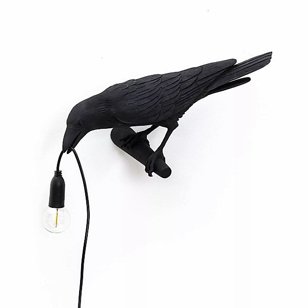 SELETTI Bird Lamp Dekolampe Blick links schwarz günstig online kaufen