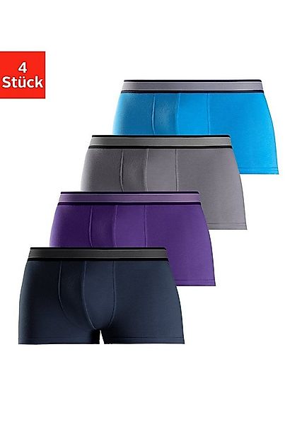 H.I.S Hipster (Packung, 4-St) knapp sitzende Boxershorts aus Baumwollmischu günstig online kaufen