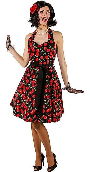 Karneval-Klamotten Kostüm 50er Jahre Damen Rock n Roll Kleid Kirsche, Rock günstig online kaufen