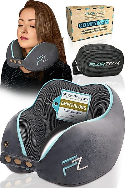 FLOWZOOM Nackenhörnchen COMFY - Nackenkissen Flugzeug - Reisekissen aus Mem günstig online kaufen