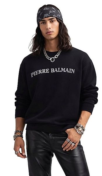 Balmain Paris Sweatshirt Pierre Balmain Pullover Relaxef Comfort Fit Geripp günstig online kaufen