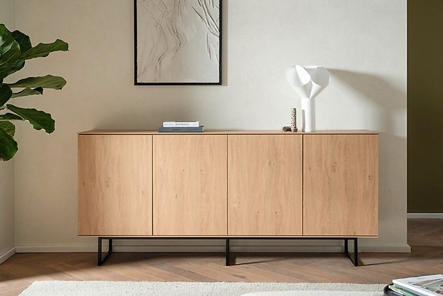 Home affaire Sideboard »Lund, moderner Schrank, Kommode mit Kufengestell« a günstig online kaufen
