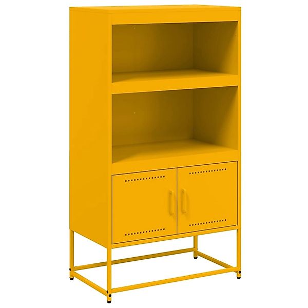 vidaXL Highboard Senfgelb 68,5x38,5x123,5 cm Stahl 846503 günstig online kaufen