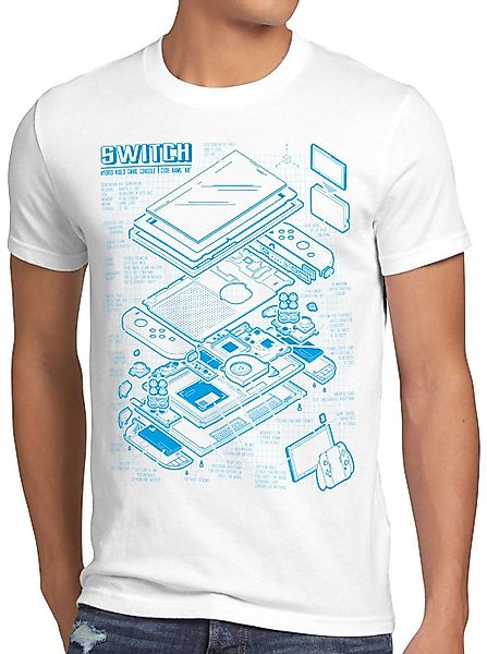 style3 T-Shirt Switch Blaupause pro gamer günstig online kaufen