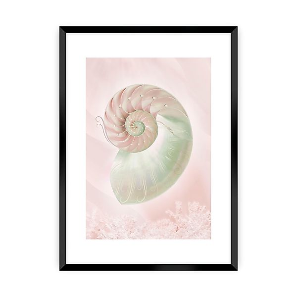 Poster Pastel Pink III, 21 x 30 cm , Ramka: Czarna günstig online kaufen