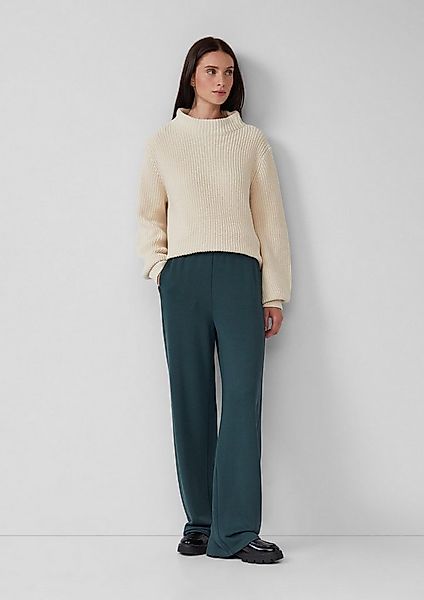 s.Oliver Chinos Hose Scuba-Jogpants mit Wide Leg und Elastikbund günstig online kaufen