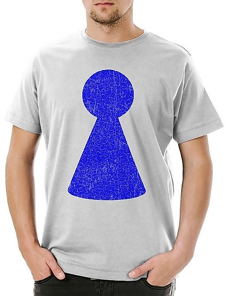 Urban Backwoods Print-Shirt Play Figure Herren T-Shirt Mensch Spiel Ärgere günstig online kaufen