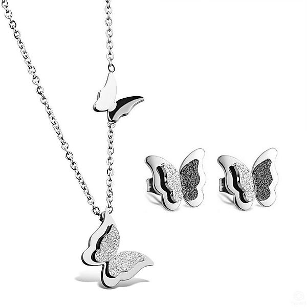 Kim Johanson Schmuckset Schmetterling (2-tlg), Halskette günstig online kaufen