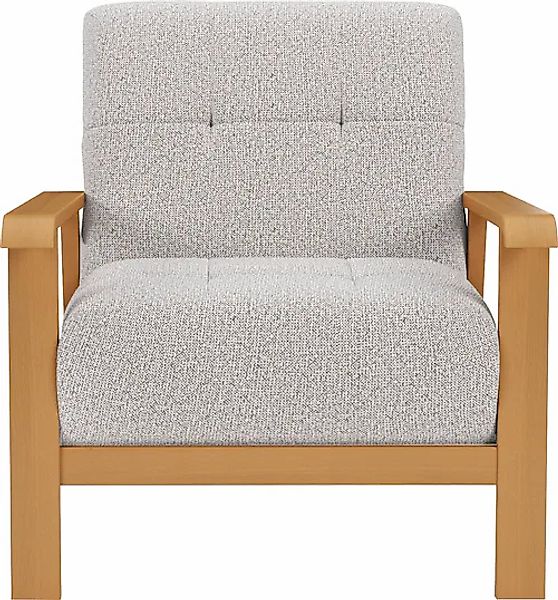 sit&more Sessel »Billund«, Armlehnen aus eichefarbigem Buchenholz, verschie günstig online kaufen
