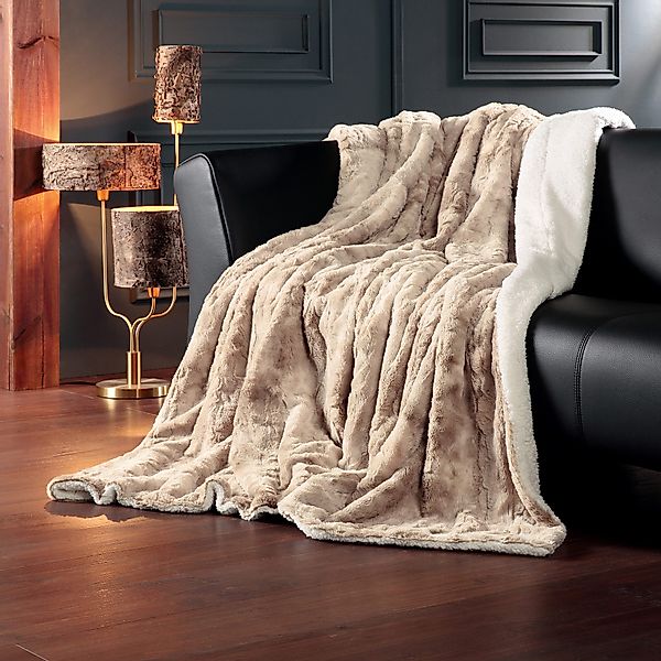 Wohndecke Luxus Winterfell XXL, Delindo Lifestyle, günstig online kaufen