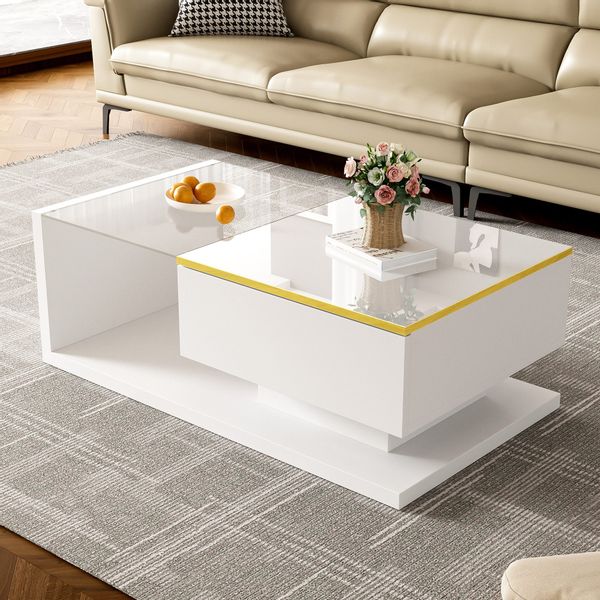 Refined Living Couchtisch Couchtisch Hochglanz mit günstig online kaufen