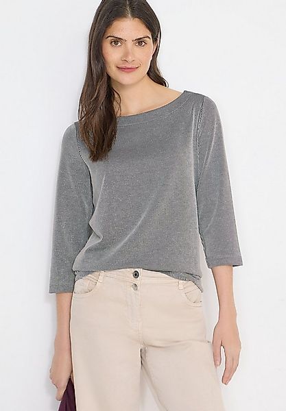 CECIL 3/4-Arm-Shirt mit Streifen Muster günstig online kaufen
