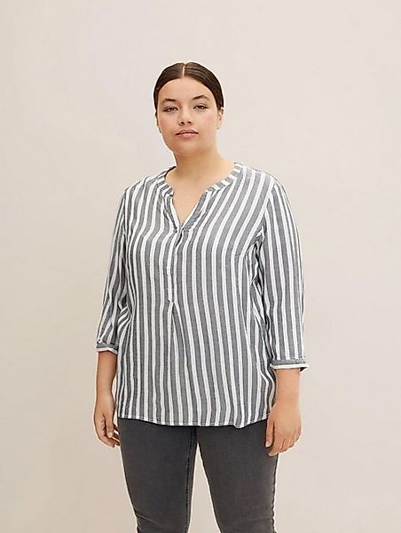 TOM TAILOR PLUS Schlupfbluse mit Streifen günstig online kaufen