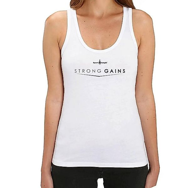 Sport-Knight® Tanktop Sport-Knight® Damen Fitness Tanktop "Strong Gains" günstig online kaufen
