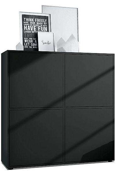 Vladon Highboard Cuba V2 (Schrank, 104 x 105,5 x 35,5 cm Sideboard mit 8 Fä günstig online kaufen