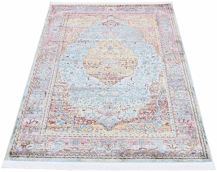 carpetfine Teppich »Esha«, rechteckig, 8 mm Höhe, Vintage Look, schöne Farb günstig online kaufen