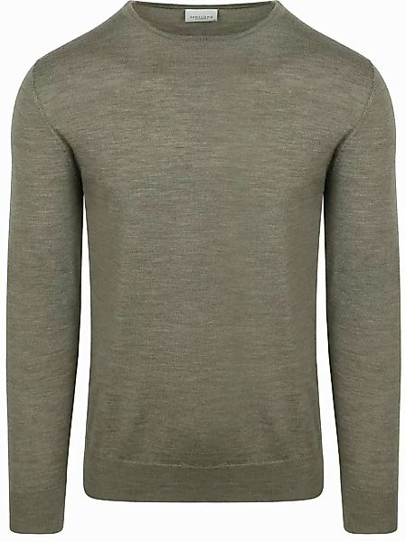 Profuomo Pullover Merinowolle Grün - Größe XL günstig online kaufen