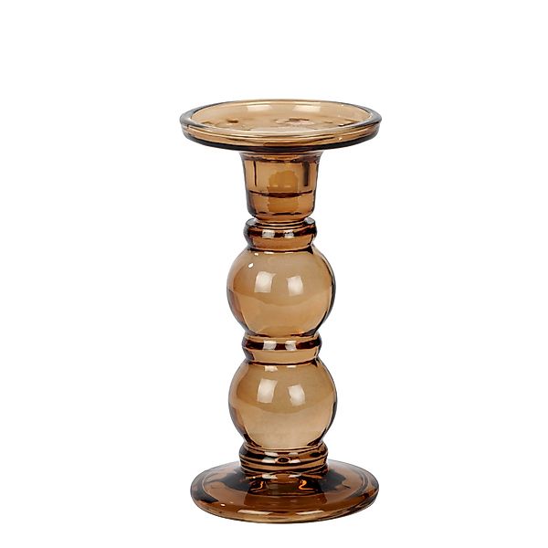 Lambert Kerzenständer Andratx Leuchter Glas auster, günstig online kaufen