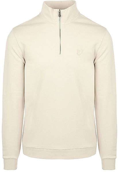 Lyle & Scott Half Zip Pull Tonal Ecru - Größe XXL günstig online kaufen