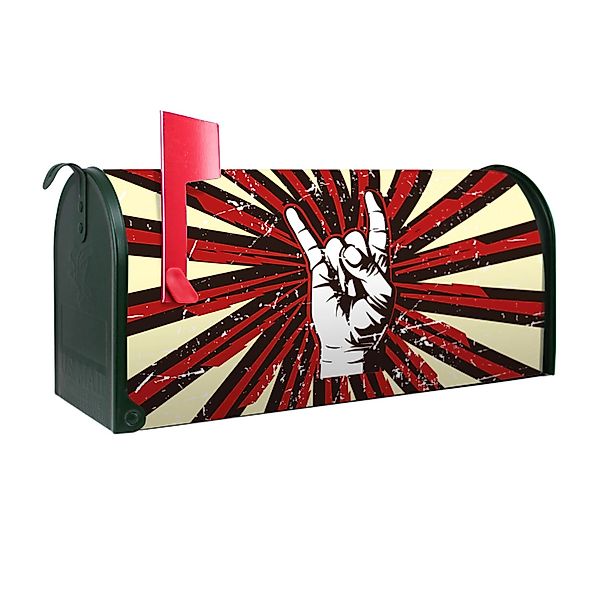 Banjado Amerikanischer Briefkasten Grün 48x22x16cm US Mailbox Letterbox Pos günstig online kaufen