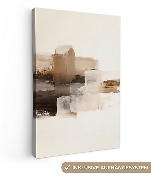 OneMillionCanvasses® Leinwandbild Pinselstriche - Abstrakte Landschaft - Ru günstig online kaufen