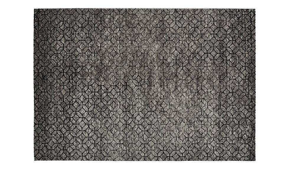 Kurzflorteppich - grau - Synthethische Fasern - 155 cm - Sconto günstig online kaufen