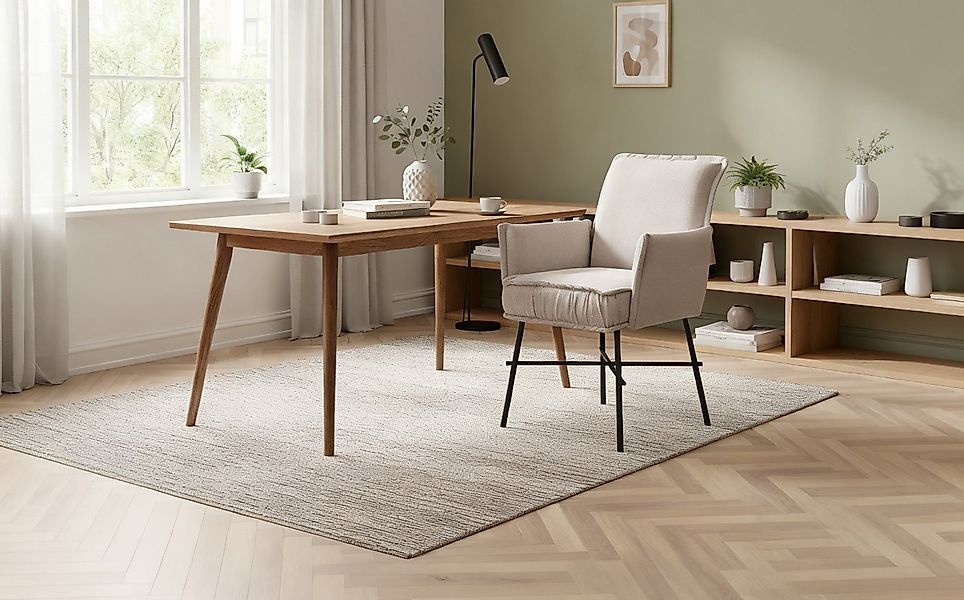 B&D home Polsterstuhl JÜRGEN (1 St), gepolstert, Federkernbox, Armlehnen, s günstig online kaufen