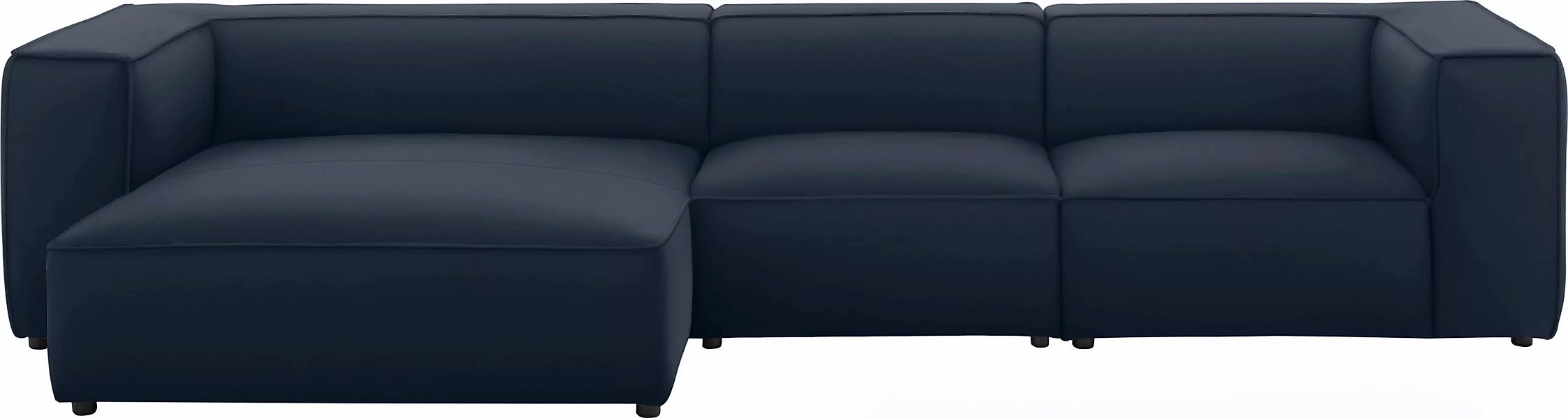W.SCHILLIG Ecksofa »around-the-block«, mit eleganter Biese, mit Federkern, günstig online kaufen