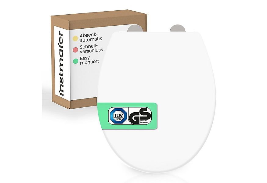 instmaier WC-Sitz instmaier Helma, Toilettendeckel mit Absenkautomatik, Abs günstig online kaufen