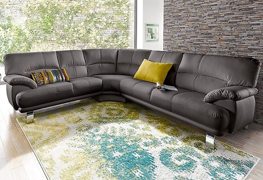 TRENDMANUFAKTUR Ecksofa »Cecilia in italienischem Design, modern und komfor günstig online kaufen