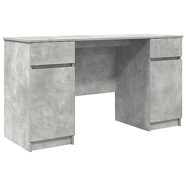 vidaXL Schreibtisch Schreibtisch Betongrau 140x49x76 cm günstig online kaufen