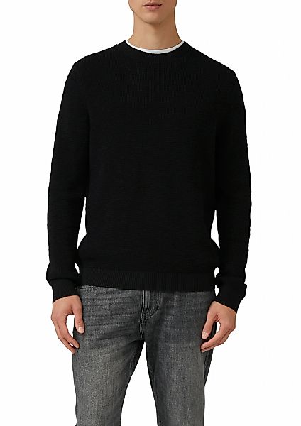 s.Oliver Strickpullover langarm, Grob-Strick günstig online kaufen