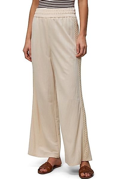 Zero Stoffhose zero Hose weites Bein Ajoubordüre 28 Inch Lochmuster günstig online kaufen