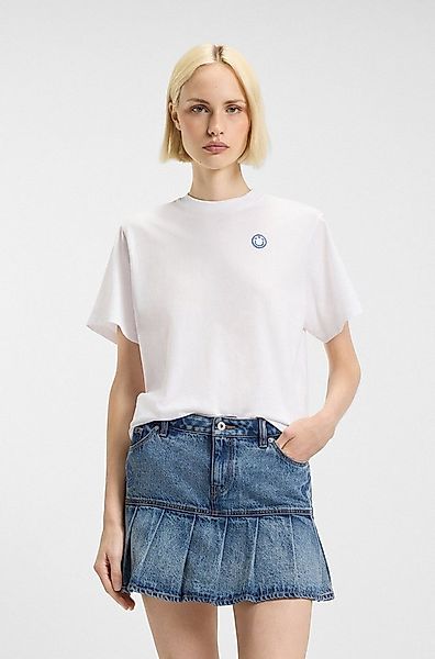 HUGO Blue T-Shirt Vintage Tee mit Logo-Badge günstig online kaufen