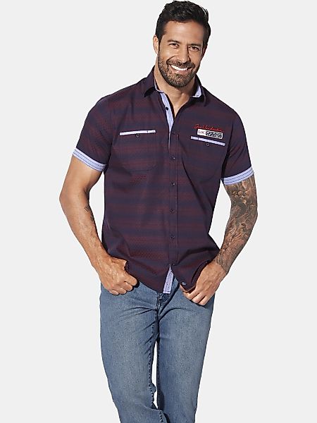 Jan Vanderstorm Kurzarmhemd "Kurzarmhemd LEIKVARD" günstig online kaufen