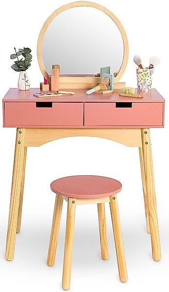 MUSTERKIND® Schminktisch Calendula, alrosa/natur, mit Hocker günstig online kaufen