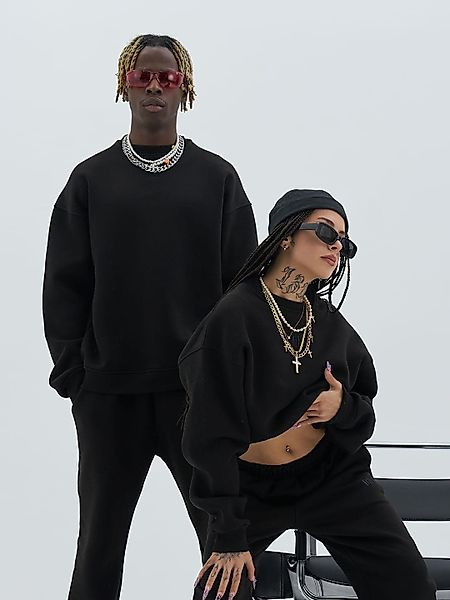 COFI Casuals Sweatshirt Basic Sweatshirt Oversize Fit Pullover Unisex günstig online kaufen