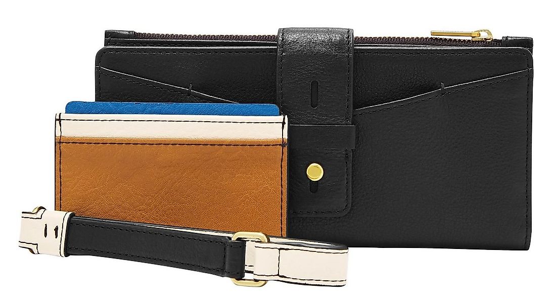 Fossil Geldbörse Willa (Set, 2-tlg), aus echtem Leder günstig online kaufen