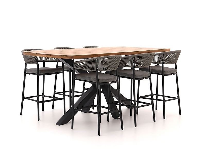 Bellagio Nova Siri/Induno Dänisch oval 220cm Gartenbar 7-Teilig günstig online kaufen