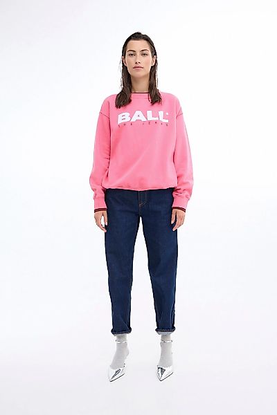 BALL Rundhalspullover BASIMONA SWEAT lässiges Sweatshirt mit doppeltem Bünd günstig online kaufen
