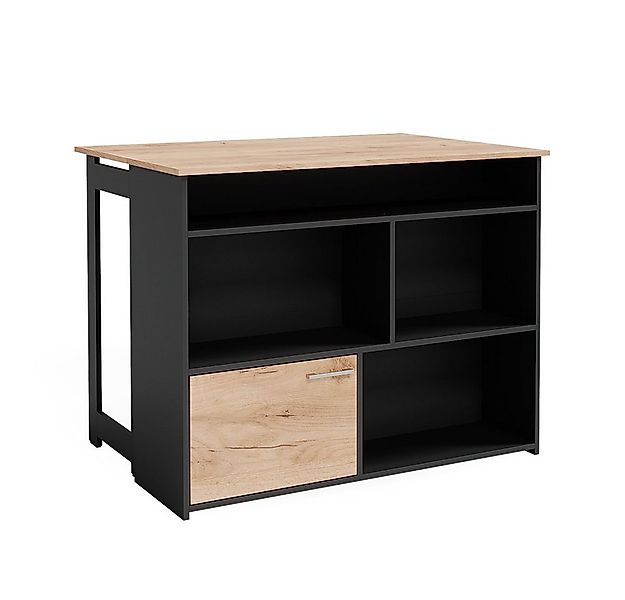 Vicco Bartisch Dominic, Goldkraft Eiche/Anthrazit, 116 x 37 günstig online kaufen