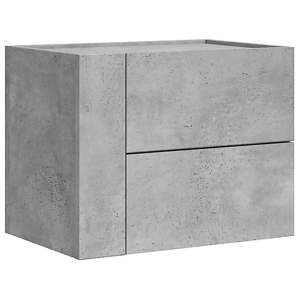 vidaXL Nachttisch Wand-Nachttisch Betongrau 45x30x35 cm günstig online kaufen