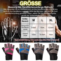 BTTO Hsch. Trainingshandschuhe Fahrradhandschuhe Fingerlose Handschuhe günstig online kaufen
