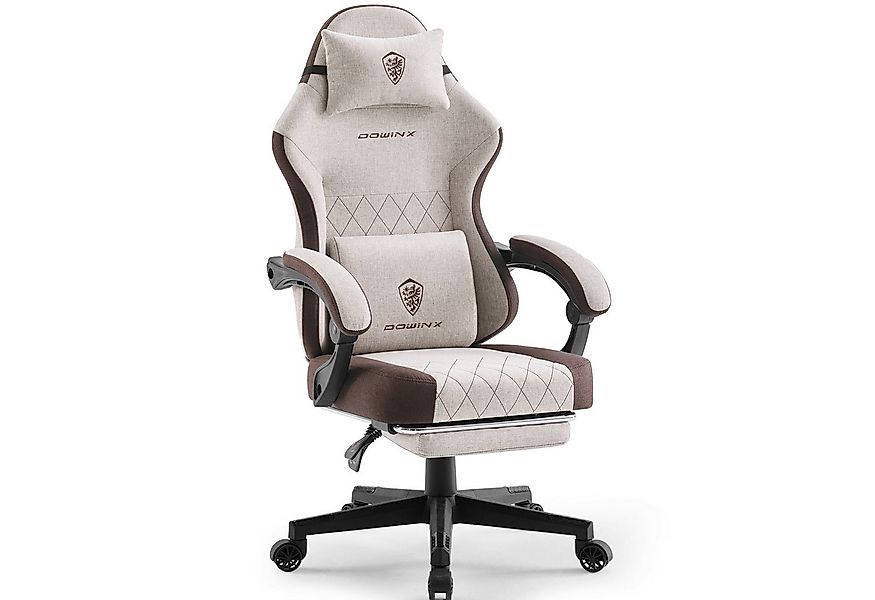 Dowinx Gaming-Stuhl Premium Gaming-Sessel mit Fußstütze und Lendenstütze (1 günstig online kaufen