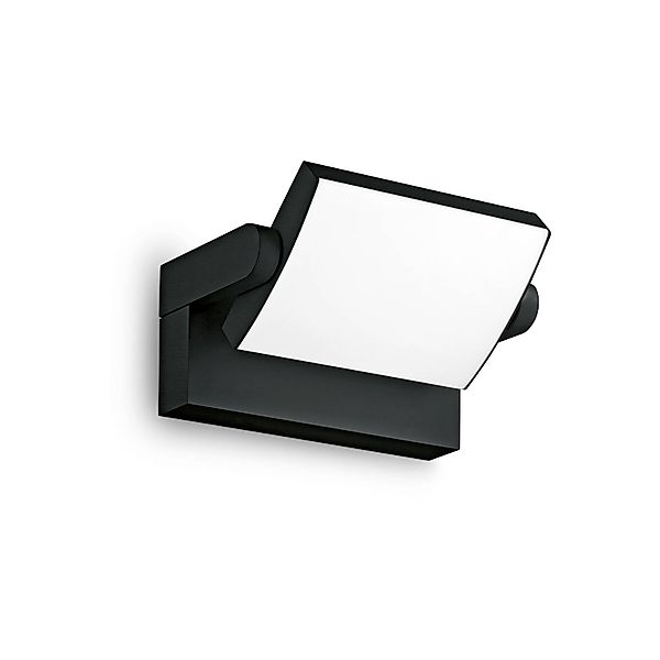 Ideal Lux LED-Außenwandleuchte Swipe, schwarz, IP54, 3.000 K günstig online kaufen