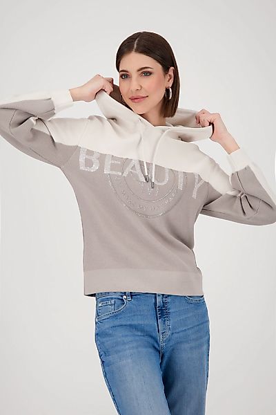 Monari Kapuzenpullover "Pullover Beauty Colorblock", Mit Rundhalsausschnitt günstig online kaufen