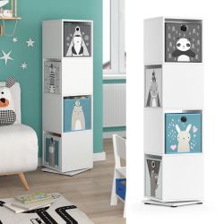 Vicco Bücherregal, Weiß, 35.2 x 141.5 günstig online kaufen