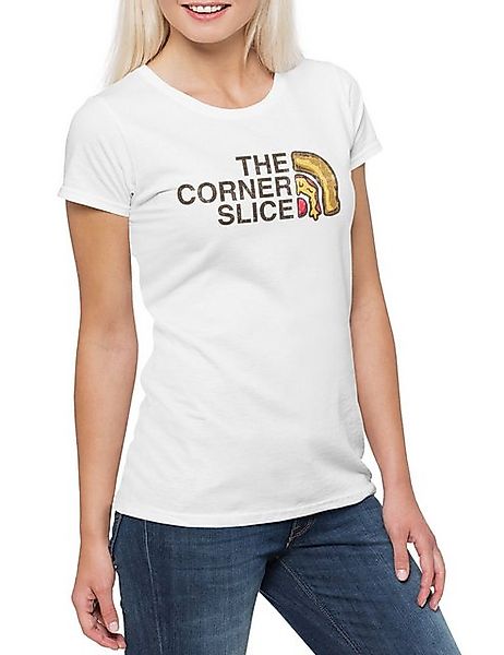 Urban Backwoods Print-Shirt The Corner Slice Damen T-Shirt Pizza Maker Bäck günstig online kaufen