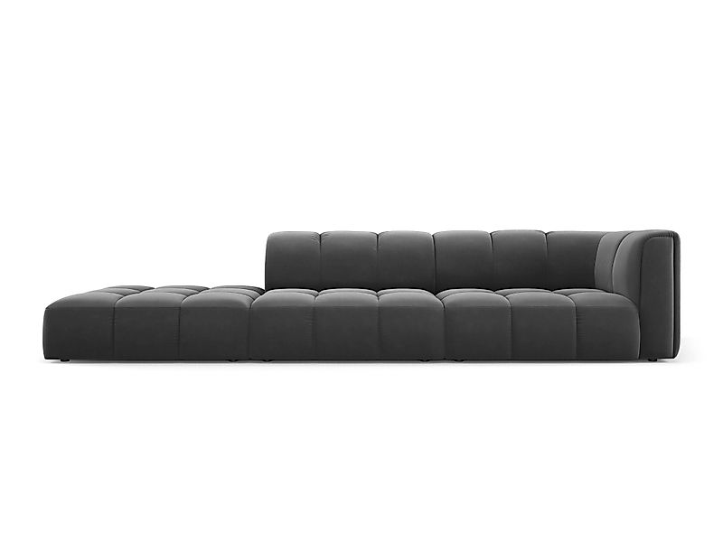 Milo Casa | Ecksofa Francesca Samt links 4-Sitzer günstig online kaufen